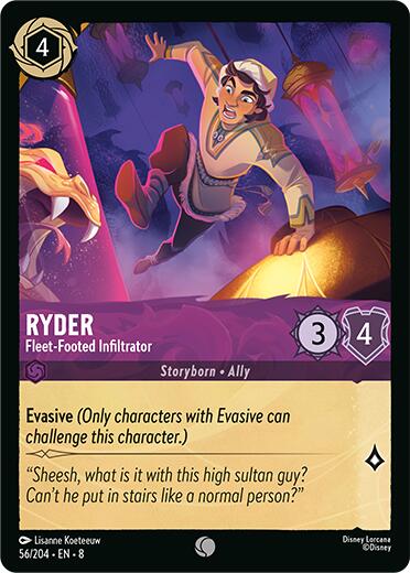 Ryder - Fleet-Footed Infiltrator (56/204) [Reign of Jafar] | Empire Gaming NC