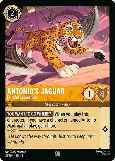 Antonio's Jaguar - Faithful Companion (31/204) [Reign of Jafar] | Empire Gaming NC