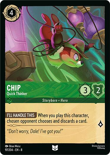 Chip - Quick Thinker (97/204) [Reign of Jafar] | Empire Gaming NC