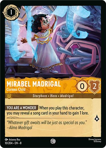 Mirabel Madrigal - Curious Child (10/204) [Reign of Jafar] | Empire Gaming NC