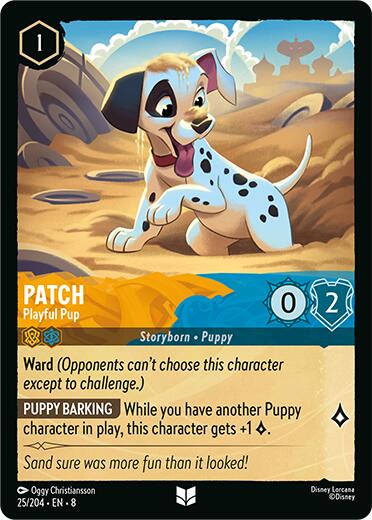 Patch - Playful Pup (25/204) [Reign of Jafar] | Empire Gaming NC