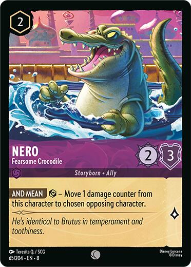 Nero - Fearsome Crocodile (65/204) [Reign of Jafar] | Empire Gaming NC