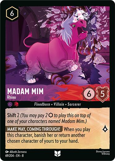 Madam Mim - Rhino (69/204) [Reign of Jafar] | Empire Gaming NC