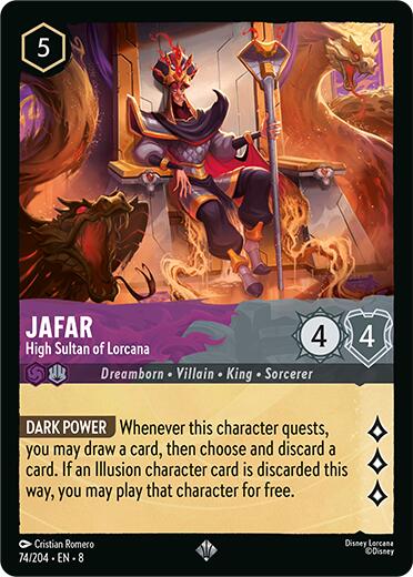 Jafar - High Sultan of Lorcana (74/204) [Reign of Jafar] | Empire Gaming NC