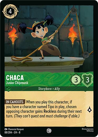 Chaca - Junior Chipmunk (88/204) [Reign of Jafar] | Empire Gaming NC