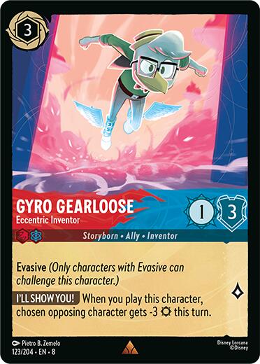 Gyro Gearloose - Eccentric Inventor (123/204) [Reign of Jafar] | Empire Gaming NC