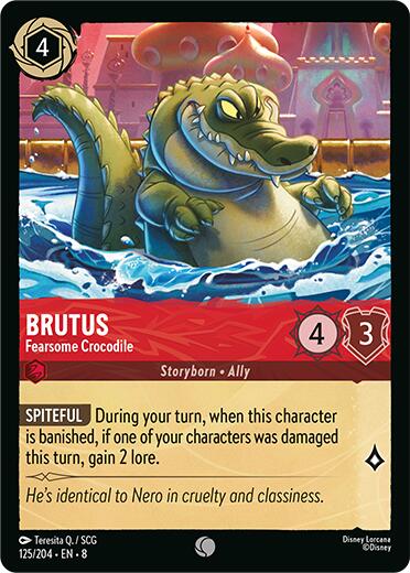 Brutus - Fearsome Crocodile (125/204) [Reign of Jafar] | Empire Gaming NC