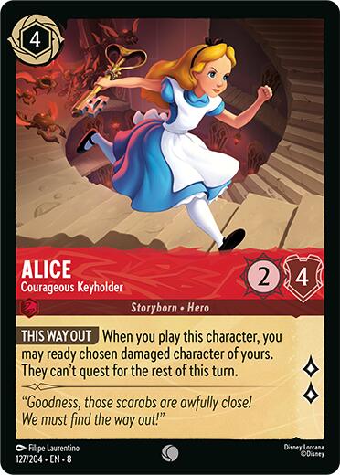 Alice - Courageous Keyholder (127/204) [Reign of Jafar] | Empire Gaming NC