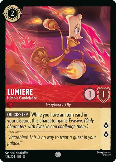 Lumiere - Nimble Candelabra (128/204) [Reign of Jafar] | Empire Gaming NC