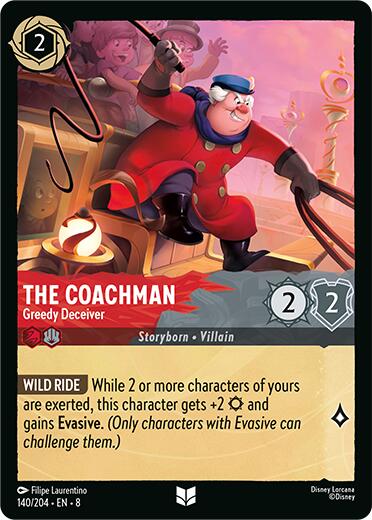 The Coachman - Greedy Deceiver (140/204) [Reign of Jafar] | Empire Gaming NC