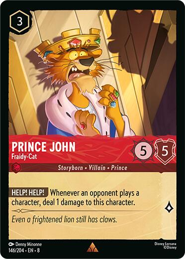 Prince John - Fraidy-Cat (146/204) [Reign of Jafar] | Empire Gaming NC