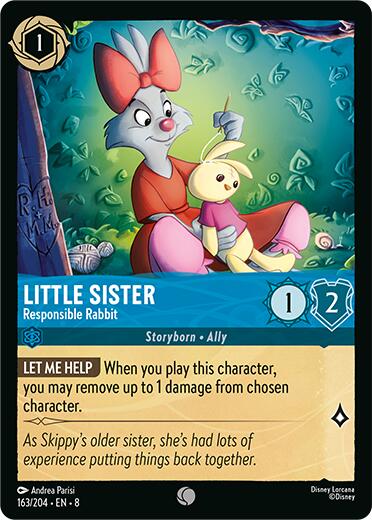 Little Sister - Responsible Rabbit (163/204) [Reign of Jafar] | Empire Gaming NC