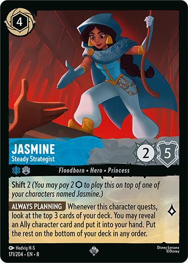 Jasmine - Steady Strategist (171/204) [Reign of Jafar] | Empire Gaming NC