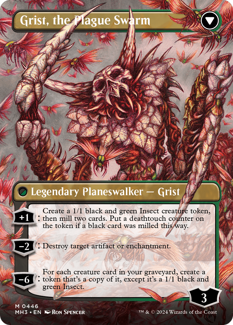 Grist, Voracious Larva // Grist, the Plague Swarm (Borderless) [Modern Horizons 3] | Empire Gaming NC