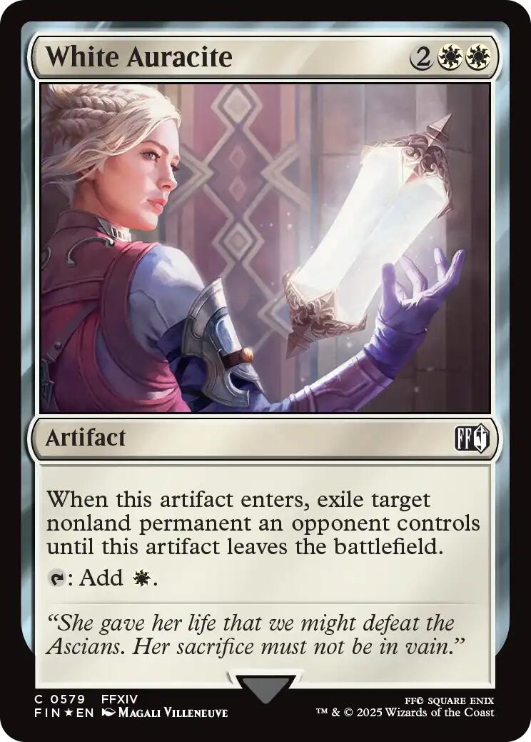 White Auracite (Surge Foil) [FINAL FANTASY] | Empire Gaming NC
