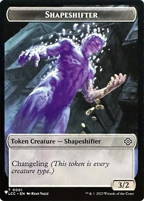 Shapeshifter // Cat Double-Sided Token [Secret Lair Drop Series] | Empire Gaming NC
