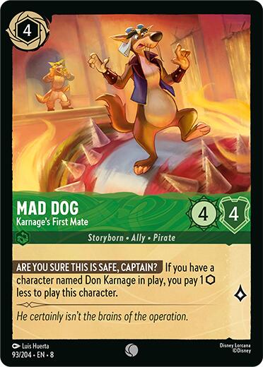 Mad Dog - Karnage's First Mate (93/204) [Reign of Jafar] | Empire Gaming NC