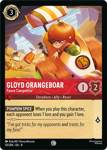 Gloyd Orangeboar - Fierce Competitor (121/204) [Reign of Jafar] | Empire Gaming NC