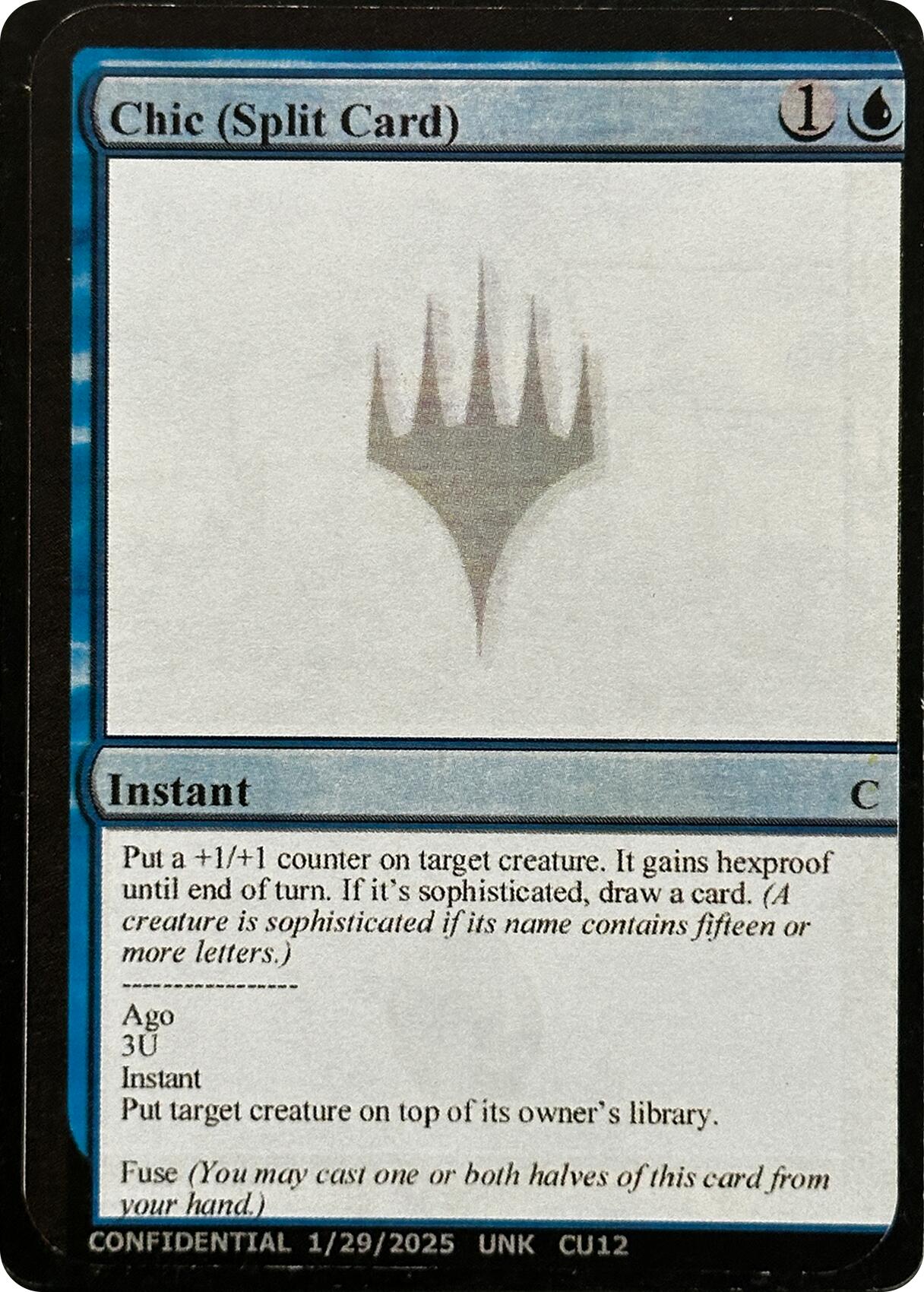 Chic (Split Card) [Unknown Event] | Empire Gaming NC