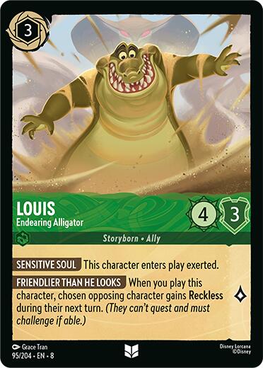 Louis - Endearing Alligator (95/204) [Reign of Jafar] | Empire Gaming NC