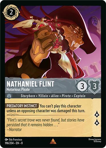 Nathaniel Flint - Notorious Pirate (196/204) [Reign of Jafar] | Empire Gaming NC