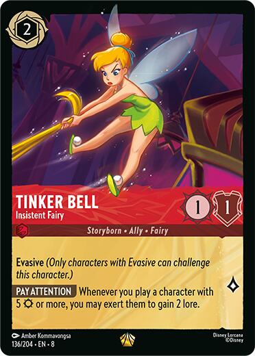 Tinker Bell - Insistent Fairy (136/204) [Reign of Jafar] | Empire Gaming NC