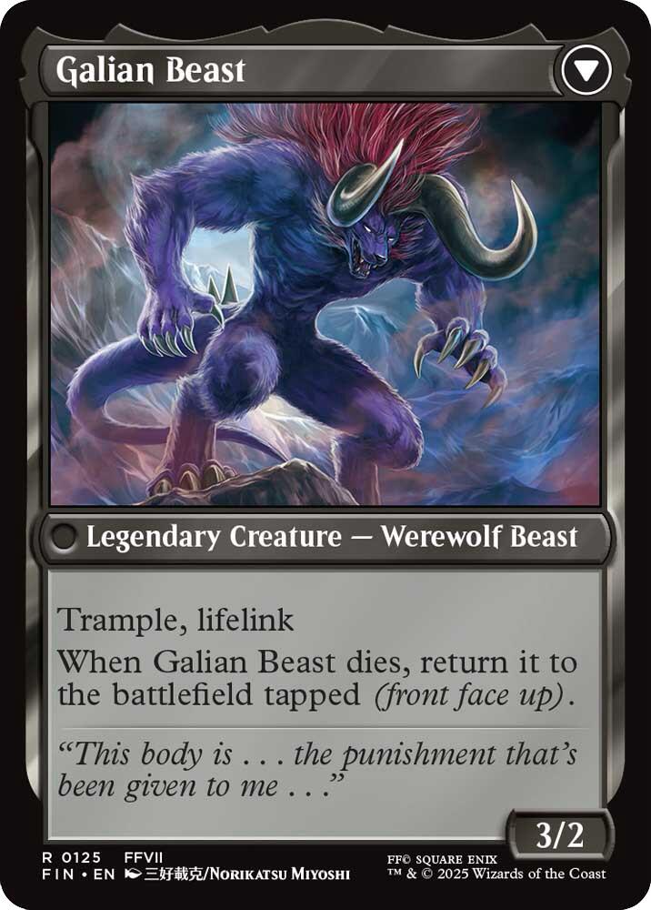 Vincent Valentine // Galian Beast [FINAL FANTASY] | Empire Gaming NC