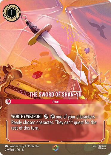 The Sword of Shan Yu (Enchanted) (219/204) [Reign of Jafar] | Empire Gaming NC