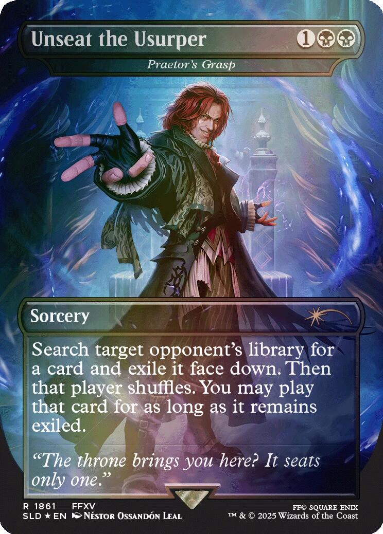 Unseat the Usurper - Praetor's Grasp (Rainbow Foil) [Secret Lair Drop Series] | Empire Gaming NC