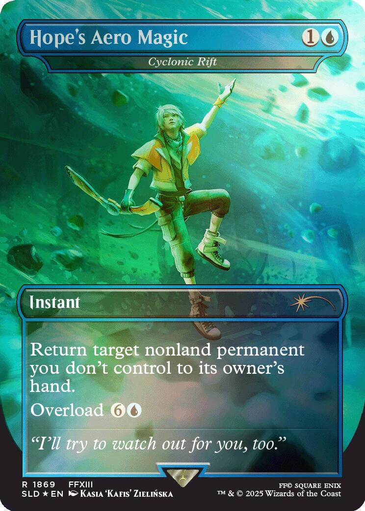 Hope's Aero Magic - Cyclonic Rift (Rainbow Foil) [Secret Lair Drop Series] | Empire Gaming NC
