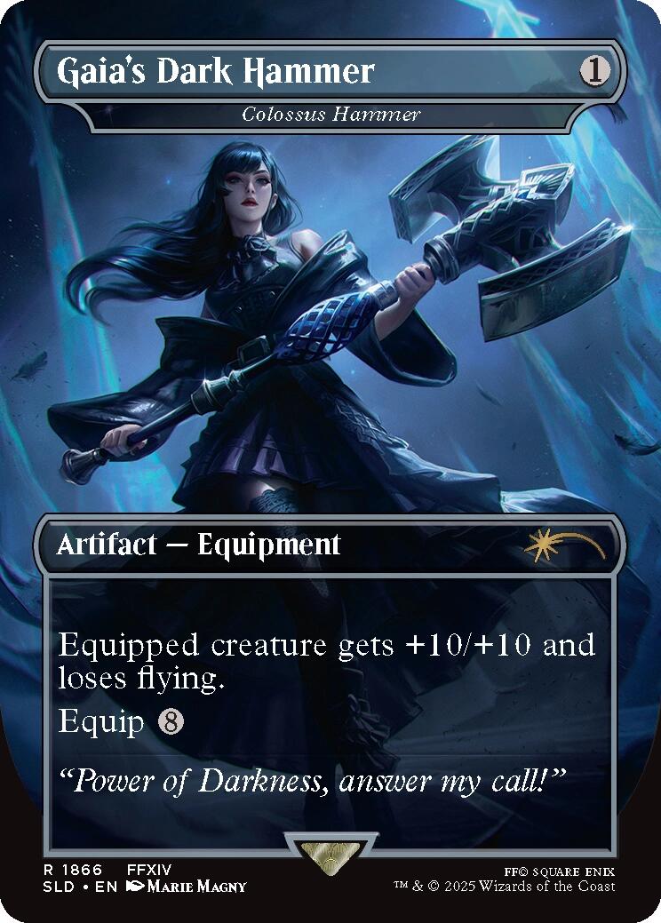 Gaia's Dark Hammer - Colossus Hammer [Secret Lair Drop Series] | Empire Gaming NC
