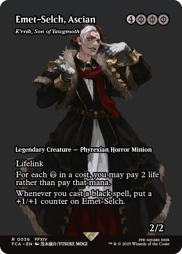 Emet-Selch, Ascian - K'rrik, Son of Yawgmoth (Showcase) [FINAL FANTASY : Through the Ages] | Empire Gaming NC