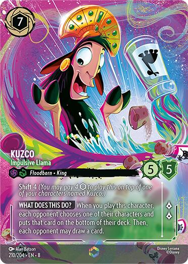 Kuzco - Impulsive Llama (Enchanted) (210/204) [Reign of Jafar] | Empire Gaming NC