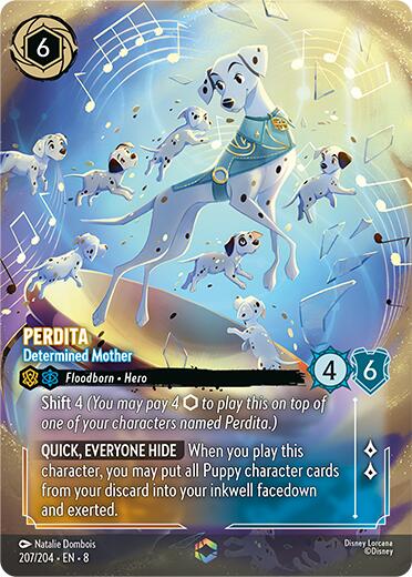 Perdita - Determined Mother (Enchanted) (207/204) [Reign of Jafar] | Empire Gaming NC