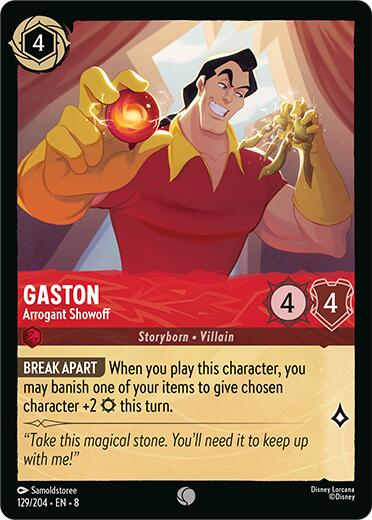 Gaston - Arrogant Showoff (129/204) [Reign of Jafar] | Empire Gaming NC