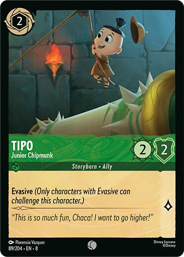 Tipo - Junior Chipmunk (89/204) [Reign of Jafar] | Empire Gaming NC