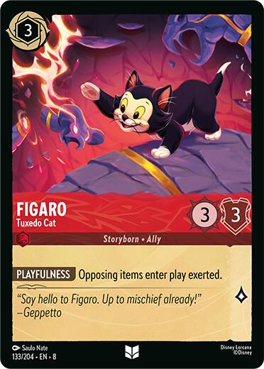 Figaro - Tuxedo Cat (133/204) [Reign of Jafar] | Empire Gaming NC