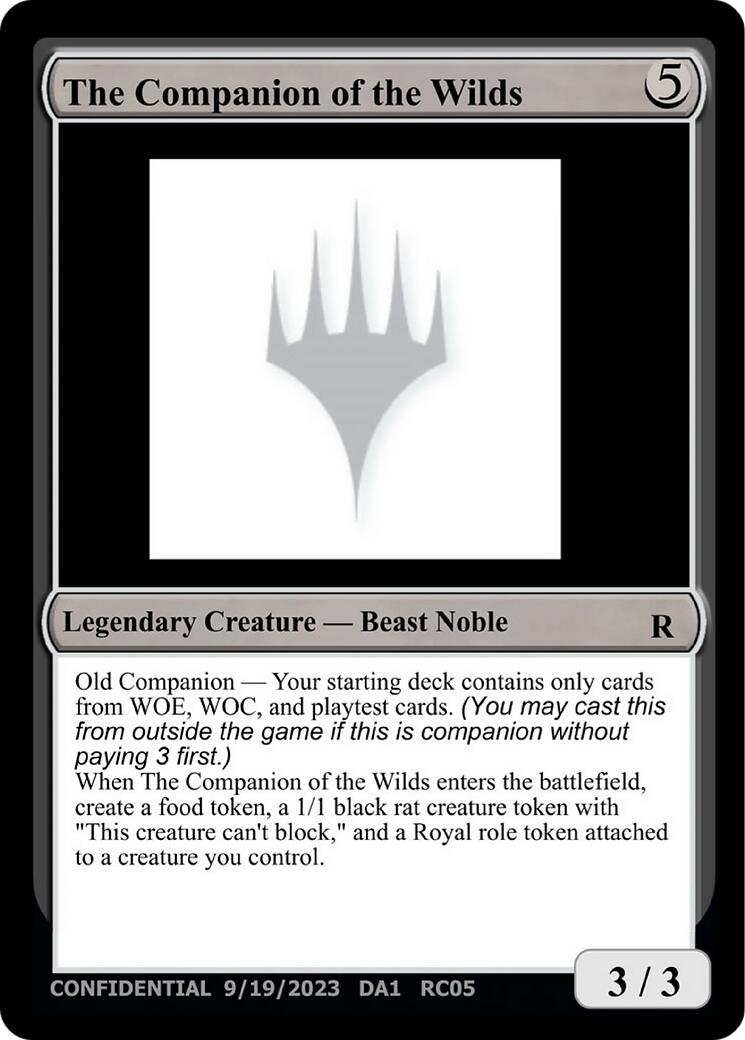 The Companion of the Wilds [Unknown Event] | Empire Gaming NC