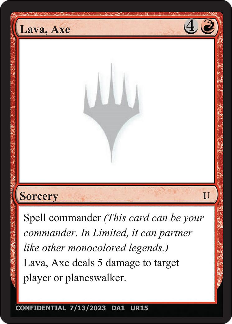 Lava, Axe [Mystery Booster] | Empire Gaming NC