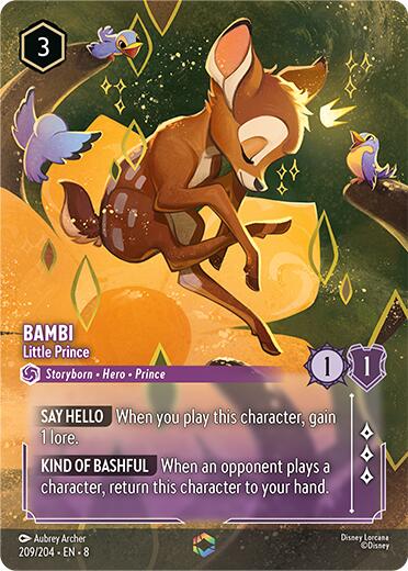 Bambi - Little Prince (Enchanted) (209/204) [Reign of Jafar] | Empire Gaming NC