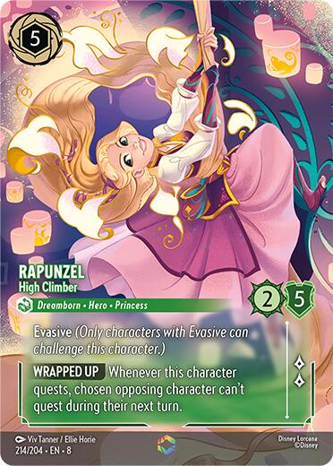 Rapunzel - High Climber (Enchanted) (214/204) [Reign of Jafar] | Empire Gaming NC