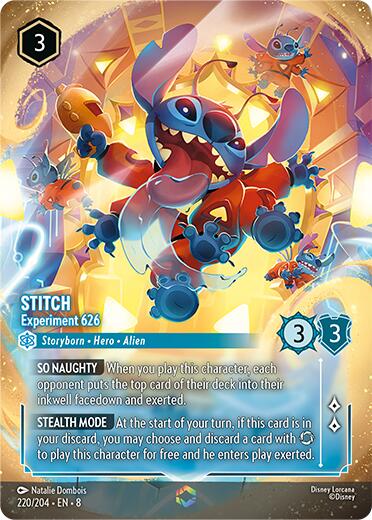 Stitch - Experiment 626 (Enchanted) (220/204) [Reign of Jafar] | Empire Gaming NC