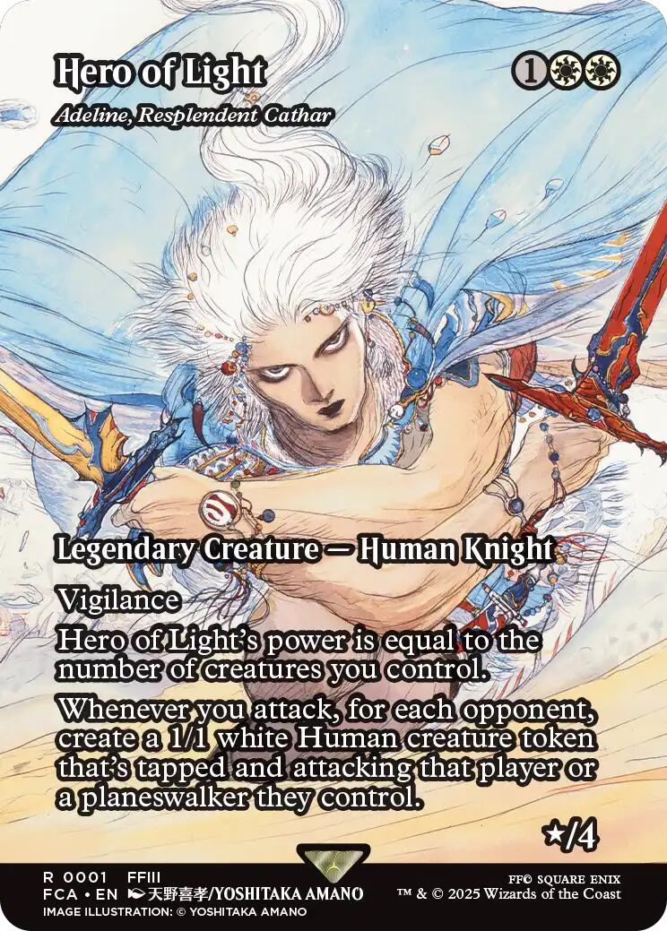 Hero of Light - Adeline, Resplendent Cathar (Showcase) [FINAL FANTASY : Through the Ages] | Empire Gaming NC