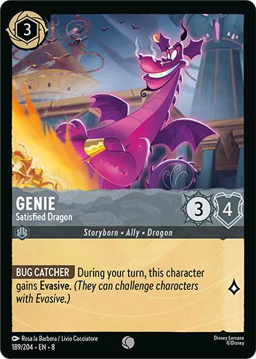 Genie - Satisfied Dragon (189/204) [Reign of Jafar] | Empire Gaming NC