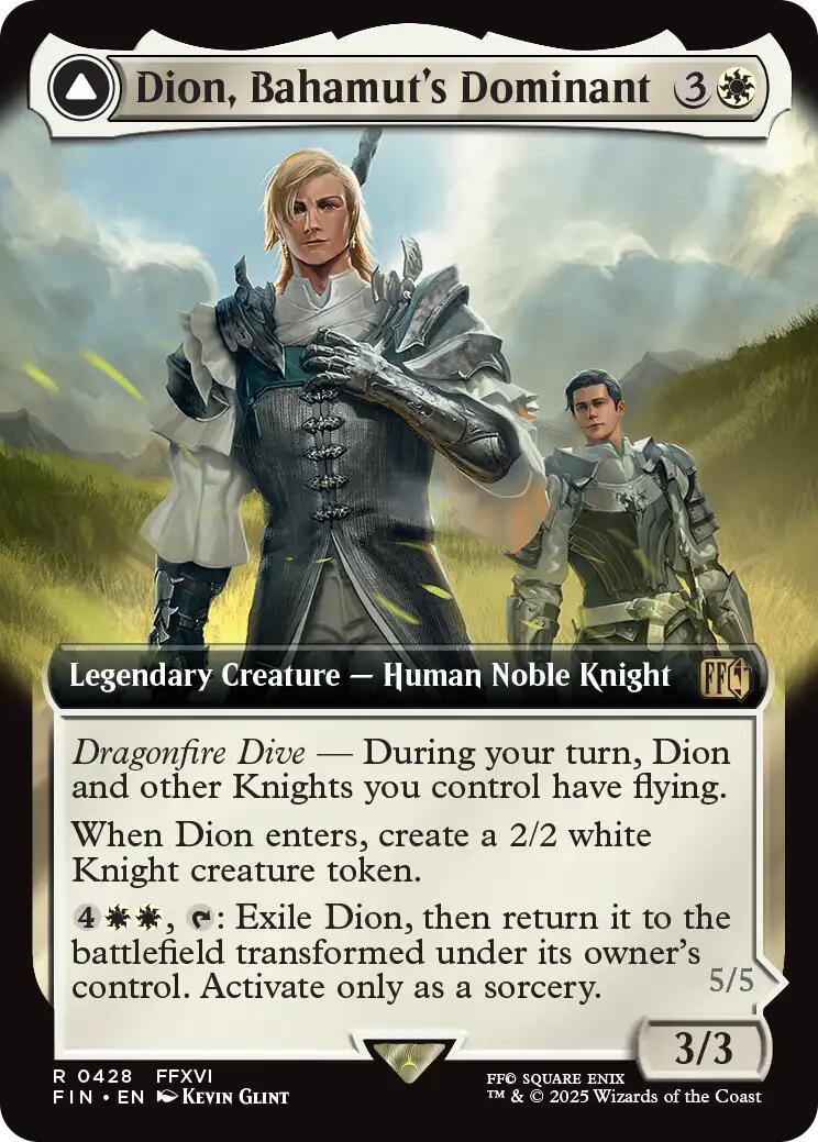 Dion, Bahamut's Dominant // Bahamut, Warden of Light (Extended Art) [FINAL FANTASY] | Empire Gaming NC