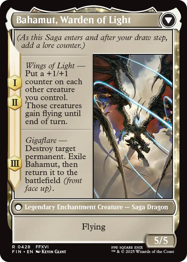 Dion, Bahamut's Dominant // Bahamut, Warden of Light (Extended Art) [FINAL FANTASY] | Empire Gaming NC