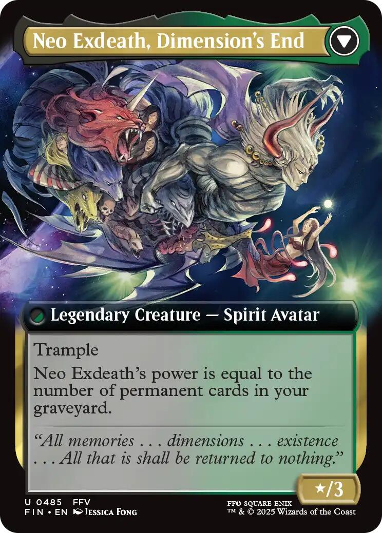 Exdeath, Void Warlock // Neo Exdeath, Dimension's End (Extended Art) [FINAL FANTASY] | Empire Gaming NC
