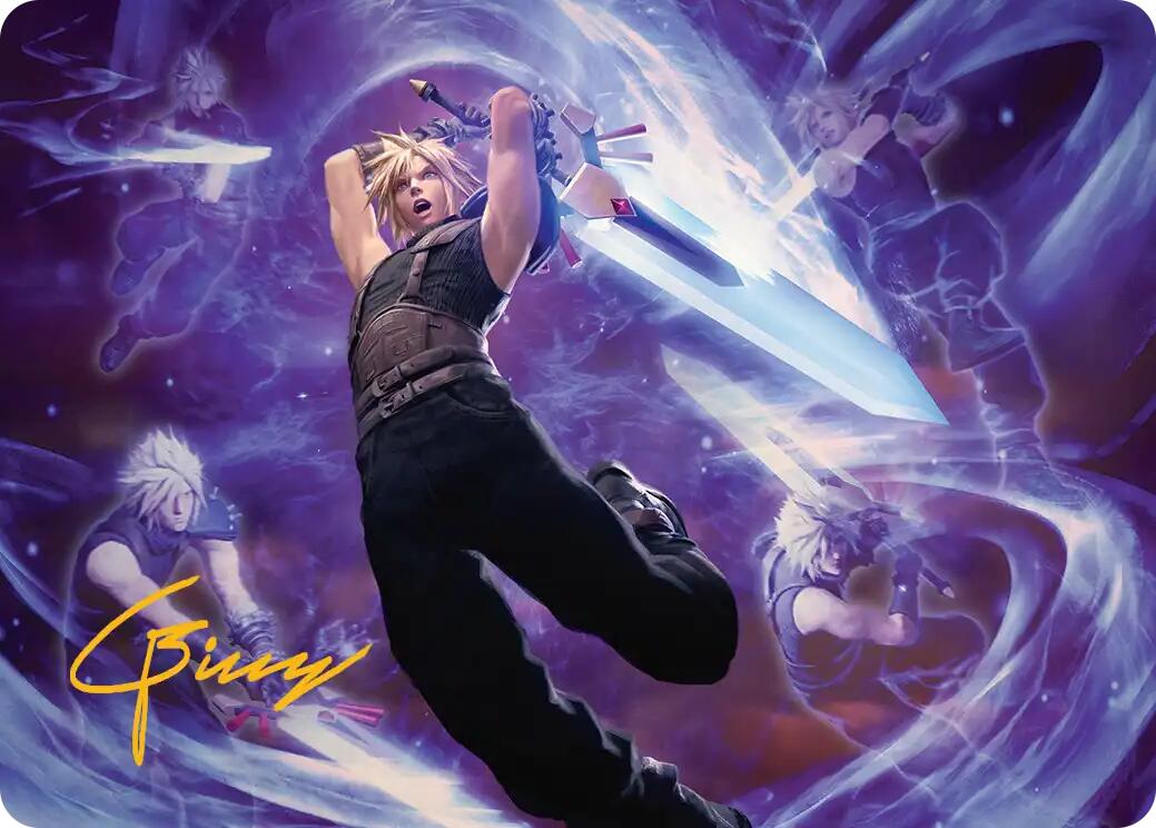 Cloud's Limit Break Art Card (Gold-Stamped Signature) [FINAL FANTASY Art Series] | Empire Gaming NC