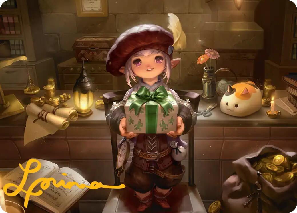 Tataru Taru Art Card (Gold-Stamped Signature) [FINAL FANTASY Art Series] | Empire Gaming NC