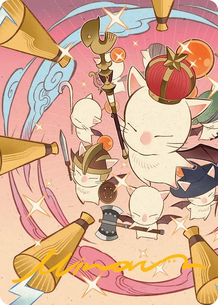 Summon: Good King Mog XII Art Card (Gold-Stamped Signature) [FINAL FANTASY Art Series] | Empire Gaming NC